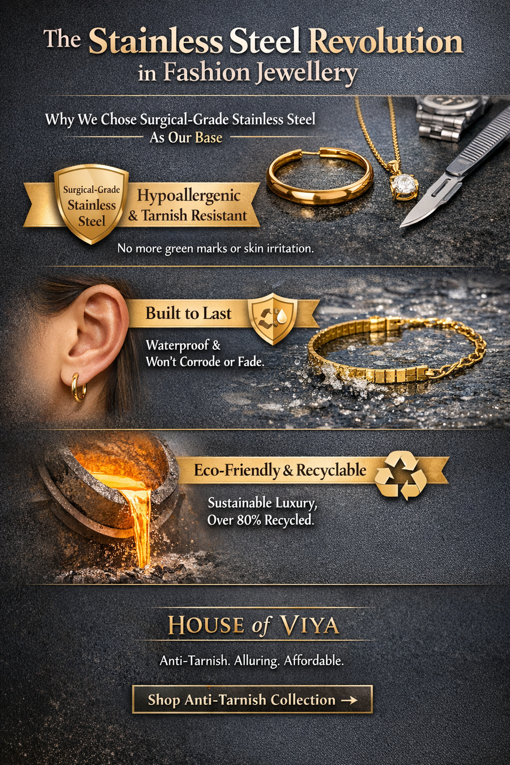 Why Stainless Steel Is the Future of Fashion Jewellery