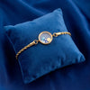 Anti-Tarnish Gold Plated Evil Eye Embedded Luxe Bracelet