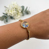 Anti-Tarnish Gold Plated Evil Eye Embedded Luxe Bracelet