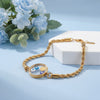 Anti-Tarnish Gold Plated Evil Eye Embedded Luxe Bracelet