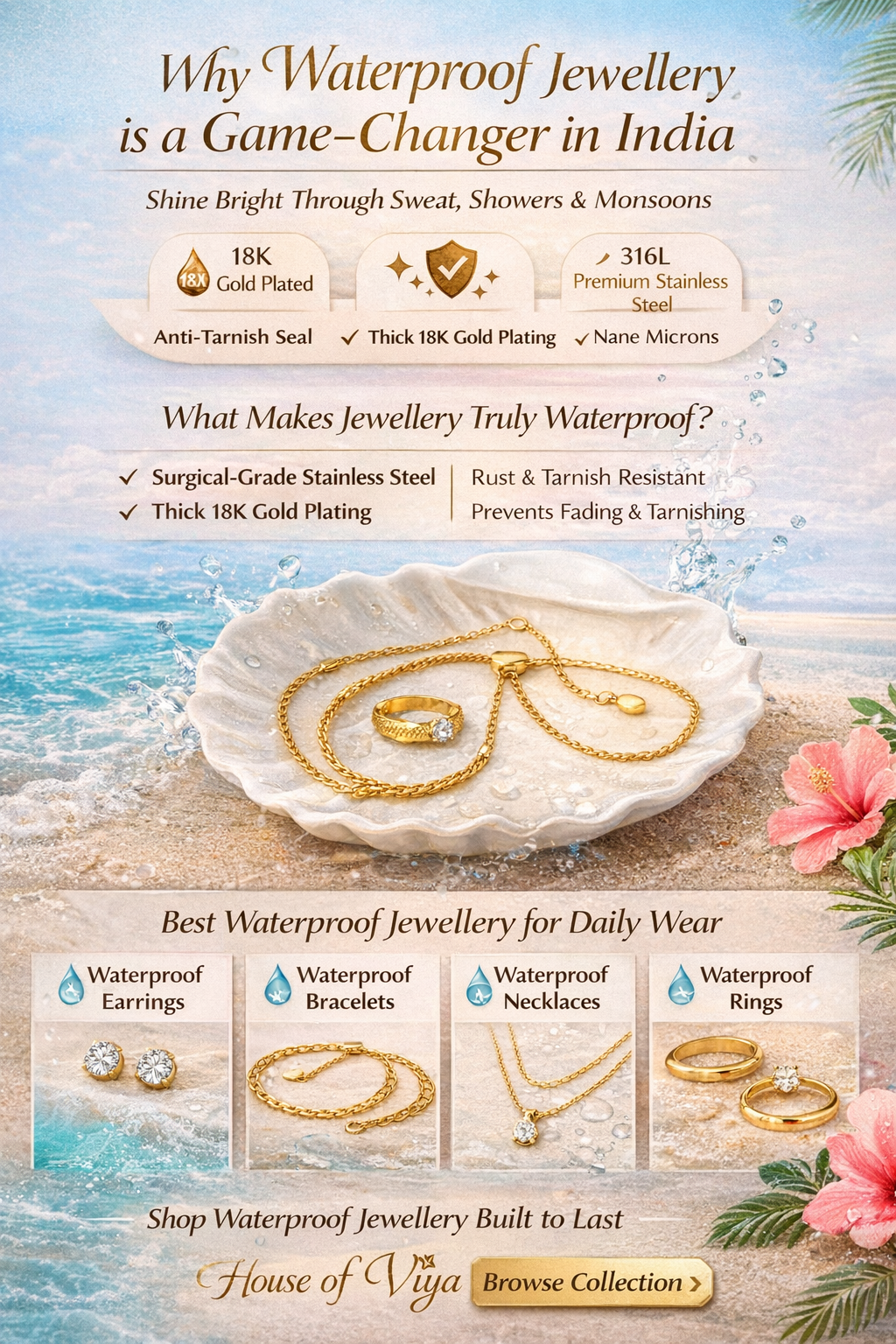 Best Waterproof Jewellery for Everyday Wear in India