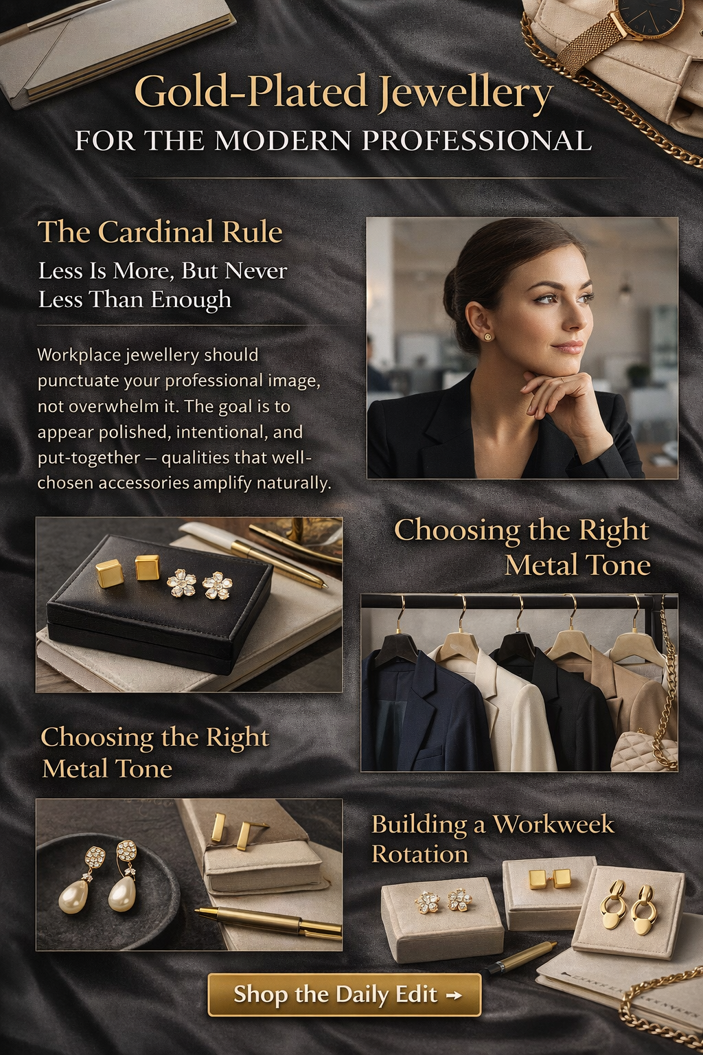 How to Style Jewellery for the Office Without Overdoing It