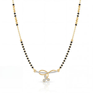 Contemporary Infinity CZ Mangalsutra Chain for Women - Demi Fine Jewellery