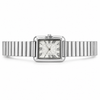 Watches Silver-Tone Square Dial Roman Numeral Bracelet Watch for Women