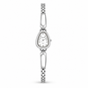 Watches Silver-Tone Teardrop Dial Chain Bracelet Watch for Women