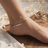 Video showcasing Anti-Tarnish Silver Plated Snake Chain Anklet by House of Viya