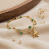 Video showcasing Anti-Tarnish Gold Plated 2-Layer Green Beads Bracelet by House of Viya